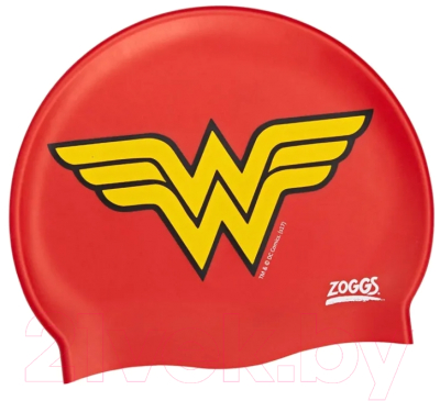 Шапочка для плавания ZoggS Wonder Woman Silicone / 382408 (красный)