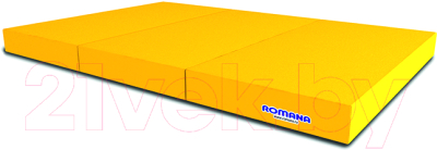 Гимнастический мат Romana 5.021.10 (желтый)