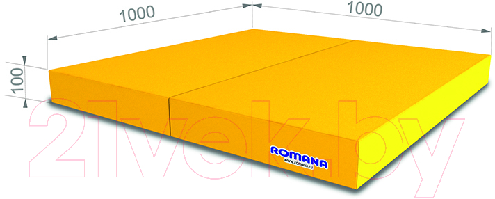 Гимнастический мат Romana 5.013.10