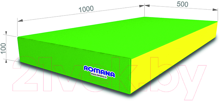 Гимнастический мат Romana 5.000.10