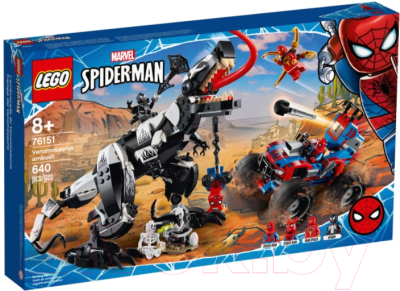 Конструктор Lego Super Heroes Человек-Паук: Засада на веномозавра / 76151