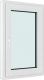Окно ПВХ Brusbox Roto Одностворчатое Поворотно-откидное правое 3 стекла (1300x800x60) - 
