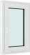 Окно ПВХ Brusbox Roto Одностворчатое Поворотно-откидное правое 3 стекла (600x500x70) - 