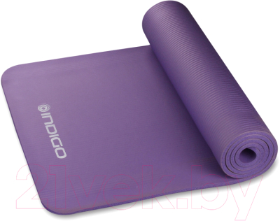 Коврик для йоги и фитнеса Indigo NBR IN229 (фиолетовый)