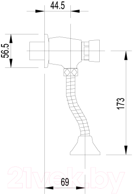 Смывной кран для писсуара LEMARK LM4612C