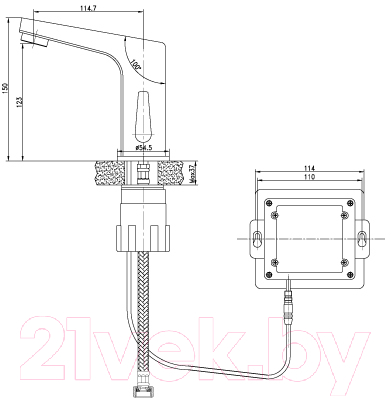 Смеситель LEMARK Project LM4655CE