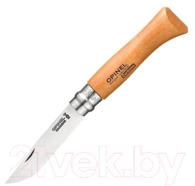 Нож туристический Opinel №8 / 113080 (углеродистая сталь, бук)