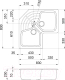 Миниатюра изображения товара Мойка кухонная Elleci Master Corner Ghisa M70