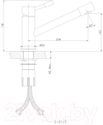 Смеситель LEMARK Expert LM5072S