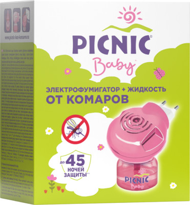Электрофумигатор PICNIC Baby 45 ночей
