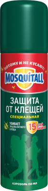 Спрей от насекомых Mosquitall Защита от клещей (150мл)
