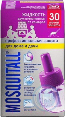 Наполнитель для фумигатора Mosquitall Профессиональная защита от комаров 30 ночей (30мл)