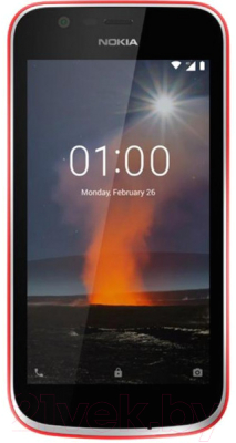 Смартфон Nokia 1 Dual / TA-1047 (красный)