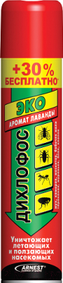 Спрей от насекомых Дихлофос Эко + 30% (190мл)