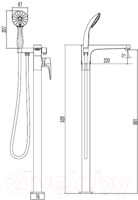 Смеситель LEMARK Shift LM4344C