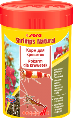 Корм для ракообразных Sera Shrimps Natural 554 (55г)