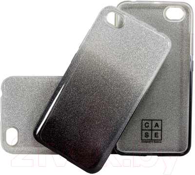 Чехол-накладка Case Brilliant Paper для Redmi Note 5 Pro (серебристый/черный)