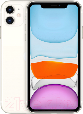 Смартфон Apple iPhone 11 128GB / MHDJ3 (белый)