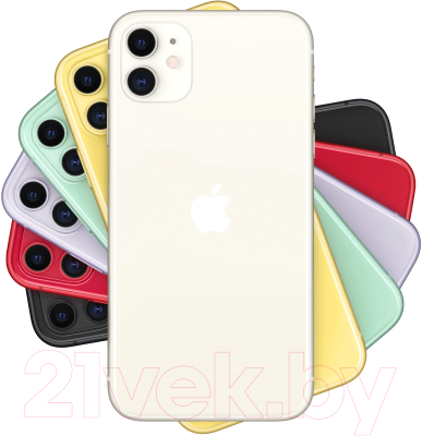 Смартфон Apple iPhone 11 128GB / MHDJ3 (белый)
