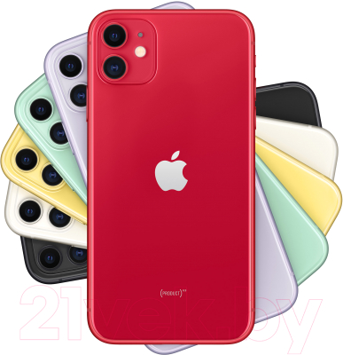 Смартфон Apple iPhone 11 128GB (PRODUCT)RED / MHDK3