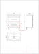 Миниатюра изображения товара Тумба под умывальник Какса-А Квадро 70 / 458350