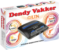Игровая приставка Dendy Vakker 300 игр + световой пистолет - 