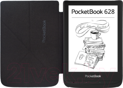 Обложка для электронной книги PocketBook Origami Cover / HN-SLO-PU-U6XX-LG-CIS (светло-серый)