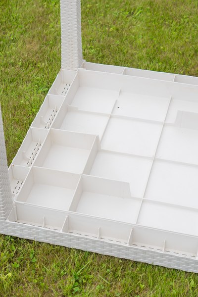 Стол садовый Ipae Progarden Square King / KIN028BI (белый)