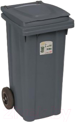 Контейнер для мусора Ipae Progarden 25695 (120л, серый)
