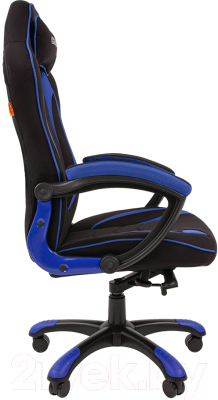 Кресло геймерское Chairman Game 28 (черный/синий)