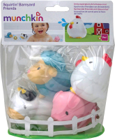 

Набор игрушек для ванной Munchkin, Деревенские зверюшки Farm / 1200001
