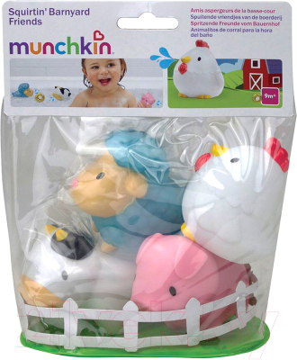 

Набор игрушек для ванной Munchkin, Деревенские зверюшки Farm / 1200001