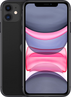 Смартфон Apple iPhone 11 64GB / MHDA3 (черный) - 