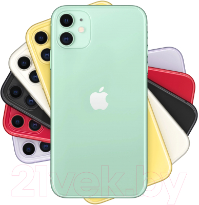 Смартфон Apple iPhone 11 64GB / MHDG3 (зеленый)