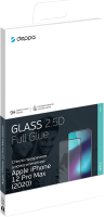 

Защитное стекло для телефона Deppa, Protective Glass 2.5D Classic Full Glue для iPhone 12 Pro Max