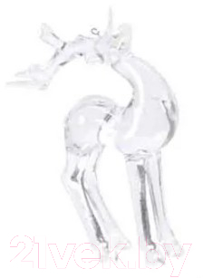 

Елочная игрушка GreenTerra, Прозрачный, Ледяной олень / 522489