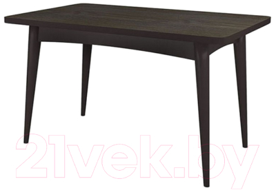 Обеденный стол Ивару Ялта-2 (опоры массив цилиндрический/венге/анкор темный)