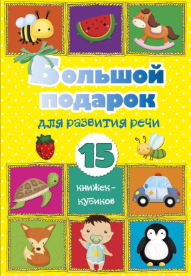 

Развивающая книга АСТ, Большой подарок для развития речи. 15 книжек-кубиков!