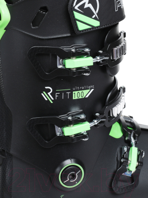 Горнолыжные ботинки Roxa Rfit 100 GW / 200405 (р.28.5, черный/зеленый)