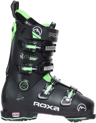 Горнолыжные ботинки Roxa Rfit 100 GW / 200405 (р.29.5, черный/зеленый)