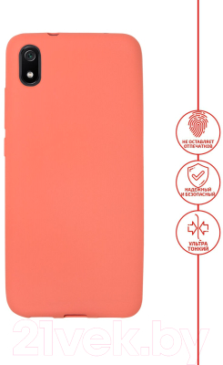 Чехол-накладка Volare Rosso Soft-Touch силиконовый для Redmi 7A (коралловый)