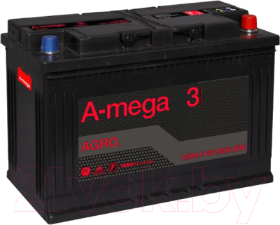 Автомобильный аккумулятор A-mega Agro 120 R (120 А/ч)