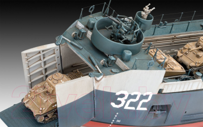 Сборная модель Revell Средний десантный корабль U.S. Navy 1:144 / 05169