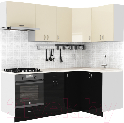 

Готовая кухня S-Company, Клео глосc 1.2x2.1 правая