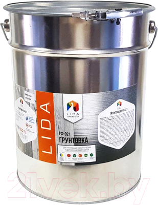 Грунтовка Lida ГФ-021 (20кг, светло-серый)