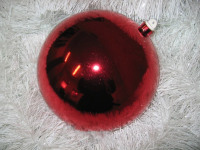 Шар новогодний GreenTerra 40см (красный глянцевый)