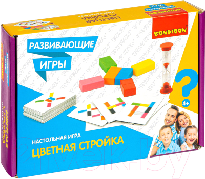 Развивающая игра Bondibon Цветная стройка / ВВ4516