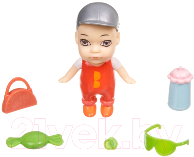 Кукла с аксессуарами Bondibon OLY в кепке / ВВ3827