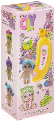 Кукла с аксессуарами Bondibon OLY во фруктово-конфетной шапочке / ВВ3835