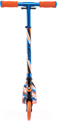 Самокат городской Ridex Flow 125мм (синий/оранжевый)